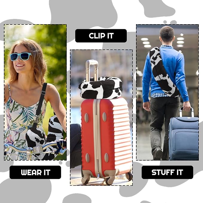 Stuffable Travel Pillows, Travel Pillows for Airplanes, Portable Soft Self-Fillable Travel Neck Pillows, Comes with Storage Bag Perfect Travel for Plane or Car (Pillow Cover Only, No Filler)