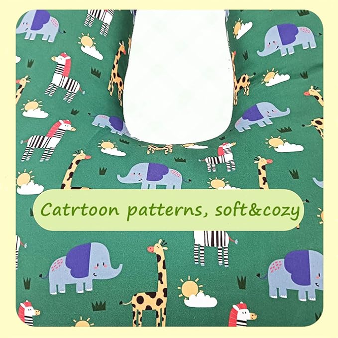 Car Travel Pillow for Kids Adults Soft Neck Pillow Head and Body Support Pillow Breathable Seat Pillow Car Aircraft Travel Pillow Neck Support Pillow Cushion for Long Journey Travel Accessories