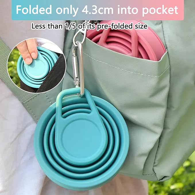 Tokhan Collapsible Water Bottles - 17.6 oz/500 ml, Leak-Proof, BPA-Free, Durable, and Innovative Design - Ideal for Travel & Outdoor Adventures (Smokey Black)