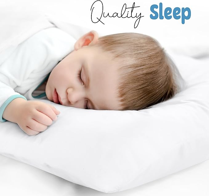 Utopia Bedding Toddler Pillow Cases - 2 Pack - Envelope Closure - Soft Brushed Microfiber Fabric - Shrinkage and Fade Resistant Pillow Covers 14 X 20 Inches (Toddler, White)