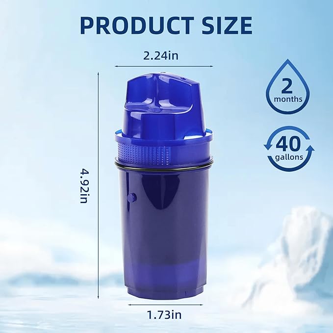 Water Filter Replacement for PUR, PUR Plus Pitcher and Dispenser, Replace PPF900Z,PPF951K,CRF950Z,PPT700W, PPT711W, NSF Certified, Reduce Lead, 2 Pack
