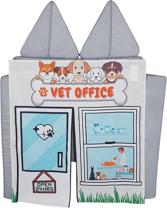 Play Panel for Childrens Foam Sofa Kids Couch (Vet Office)