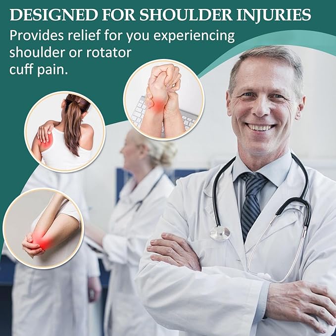 HARBOREST Shoulder Surgery Pillow - Shoulder Pillow for Shoulder Pain, Rotator Cuff Pillow for Sleeping or Sitting, Shoulder Relief Pillow (Light Grey)