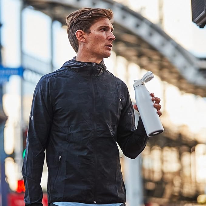 Takeya 25 oz Traveler Stainless Steel Insulated Travel Coffee Mug with Locking Leak Proof Lid, Premium Quality, BPA Free, Dodgeball Grey