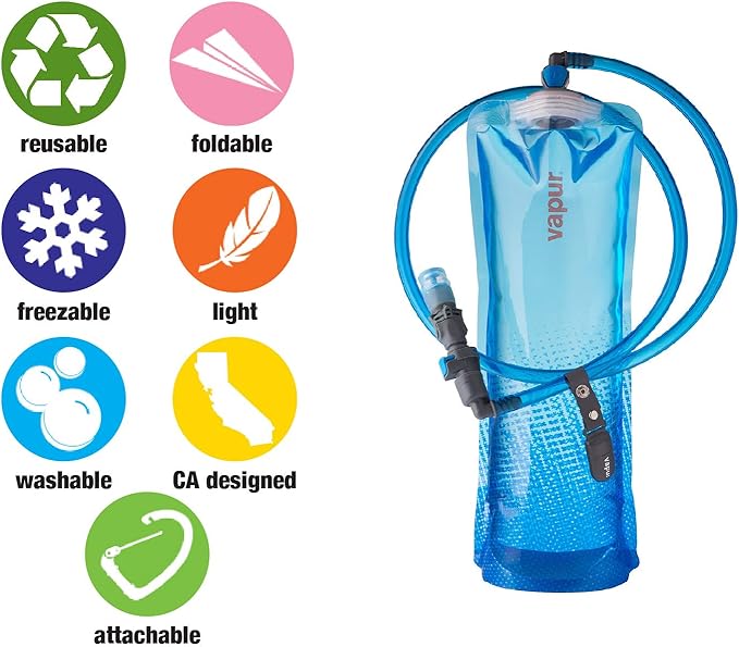 Vapur Drink Link Hydration System, Perfect for Hands-Free Hydration On-The-Go for Travel and Outdoor Adventures