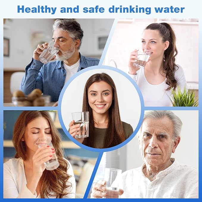 Water Filter Replacement for Berkey® BB9-2® Black Purification Elements, Activated Carbon Filters Compatible with Berkey Gravity Water Filtration System, Pack of 6