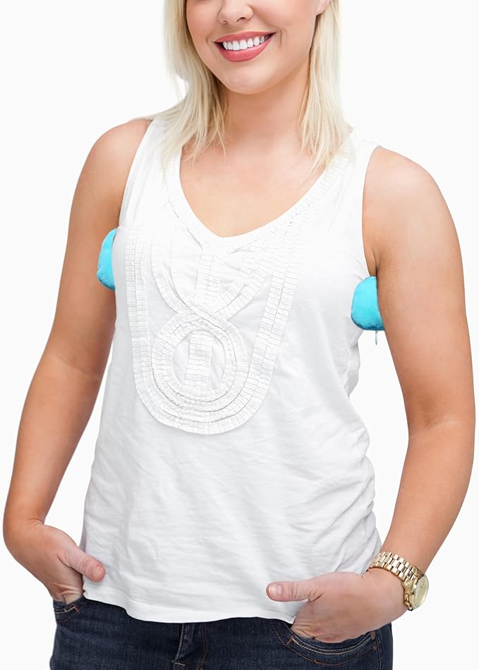 Lymphedema Axilla Pillow Mastectomy Recovery Pillow Breast Pillow Post Surgery Pillow for Cancer Lumpectomy Surgery Recovery Post-Surgery Underarm Pillow Armpit Pain Relief (2pc) (Blue)