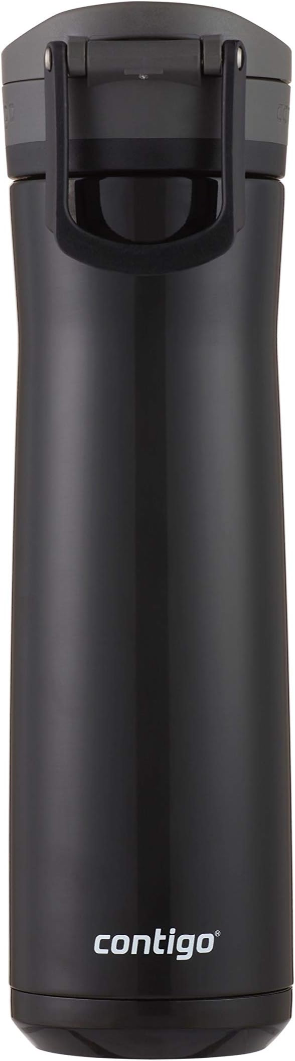 Contigo Jackson Chill 2.0 Stainless Steel Water Bottle with AUTOPOP Lid, 24oz, Licorice