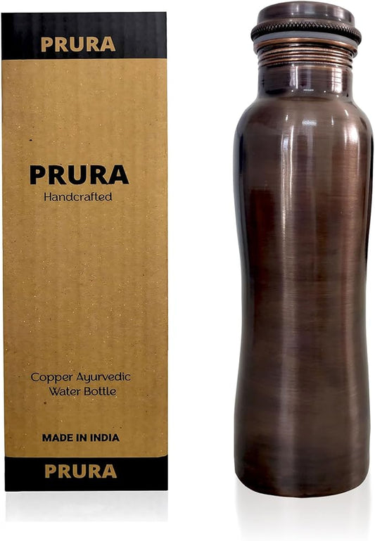 Sea Creature Printed Copper Water Bottle - Leak Proof Ayurvedic Drinkware Copper Vessel for Sports, Gym, Outdoors, Yoga, Office (Design 22)