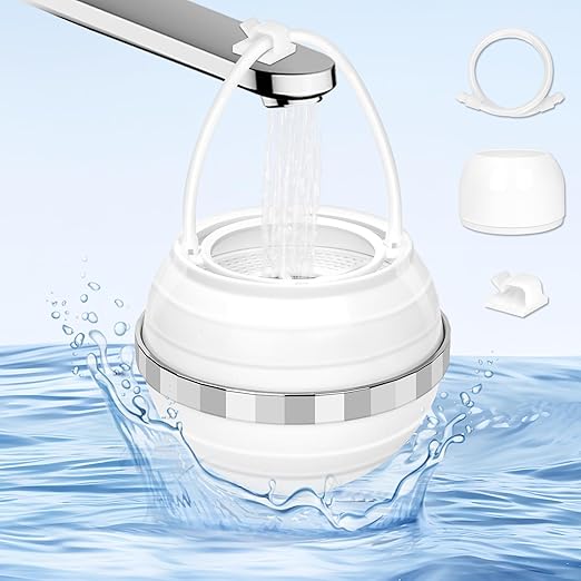 Tub Filter for Bathtub Bath Filter for Tub Bathtub Water Filter 8-Layer Filtration, BPA-Free, Tub Filter Can Remove 99% of Pollutants, Making Skin and Hair Healthier