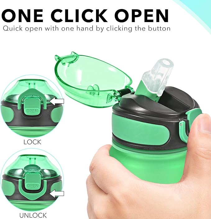 Enerbone 32 oz Drinking Water Bottle with Times to Drink and Straw, Motivational with Carrying Strap, Leakproof BPA & Toxic Free, Ensure You Drink Enough Water for Fitness Gym Outdoor