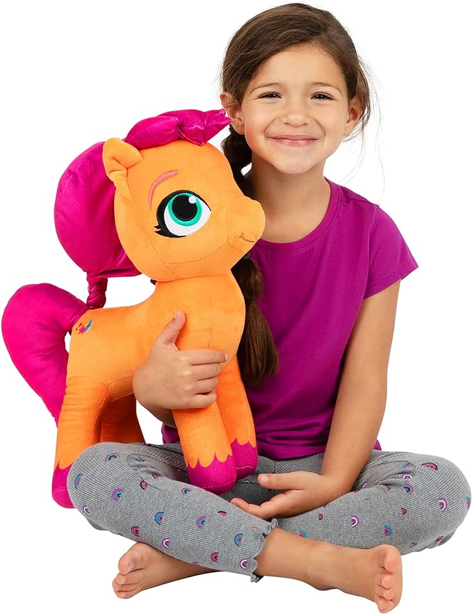 My Little Pony Sunny Kids Bedding Super Soft Plush Cuddle Pillow Buddy, One Size, By Franco