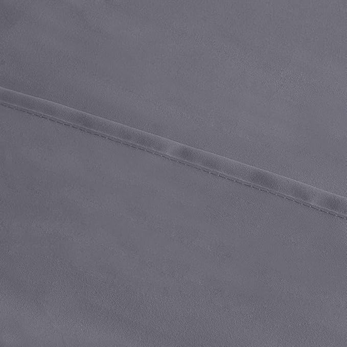 Utopia Bedding Standard Pillow Cases - 2 Pack - Envelope Closure - Soft Brushed Microfiber Fabric - Shrinkage and Fade Resistant Pillow Covers 20 X 26 Inches (Standard, Grey)