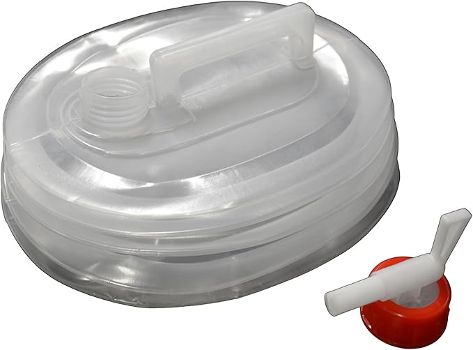 Collapsible Water Jug Folding Water Bottle Backpacking Camping Gear (5 Liters/1.3 Gallon)