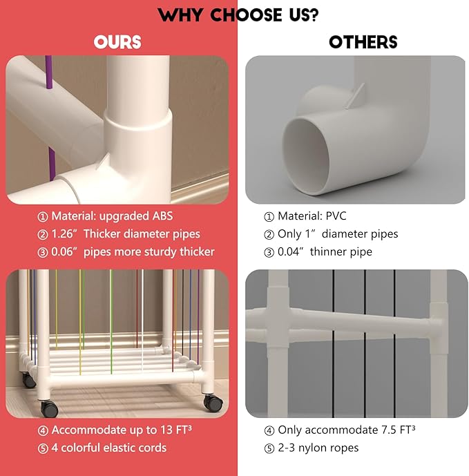 Stuffed Animal Storage, Extra Large Plush Toys Storage Holder, Stuffed Animal Zoo StorageTriple Decker with Pulleys Shelf with Elastic Band for Playroom Bedroom Nursery Birthday Gift