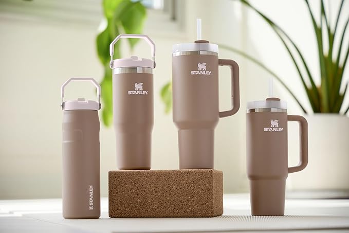 Stanley IceFlow Flip Straw 2.0 Water Bottle| Built-In Straw with Larger Opening | Lightweight & Leak-Resistant | Insulated Stainless Steel | BPA-Free