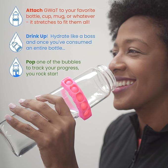 Hydration Tracker for Water Bottles, Helps You Drink More