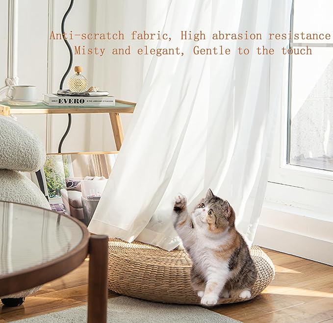 AIKASY Black Bed Canopy Scarf for Full/Queen - Luxury Sheer Canopy Bed Curtains with Light - Suitable for Four-Poster Bed, Metal Bed Frame, Wood Bed Frame -2pic