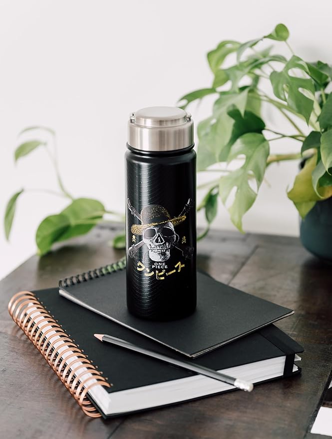 One Piece Bottle | One Piece Merch | One Piece Gift | Hot&Cold 550ml - 18 oz Water Bottle | Hot and Cold Water Bottle | Water Bottle Metal