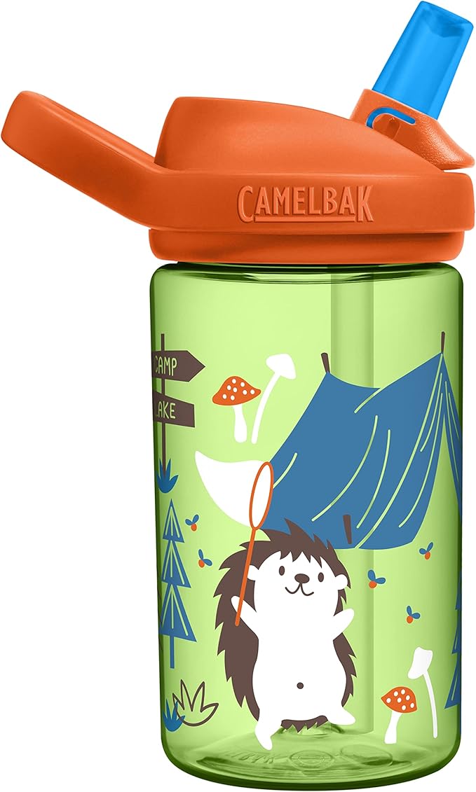CamelBak Eddy+ 14oz Kids Water Bottle with Tritan Renew – Straw Top, Leak-Proof When Closed - Limited Edition Colors