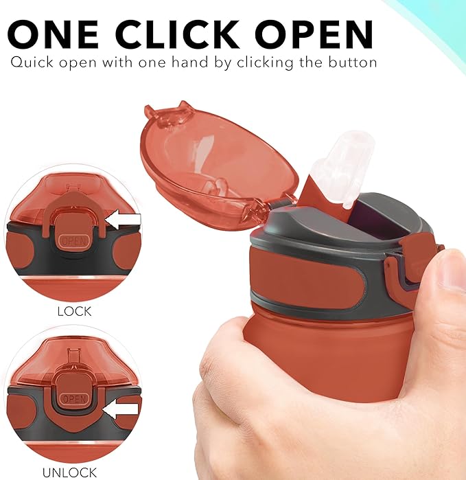 Enerbone 32 oz Drinking Water Bottle with Times to Drink and Straw, Motivational with Carrying Strap, Leakproof BPA & Toxic Free, Ensure You Drink Enough Water for Fitness Gym Outdoor