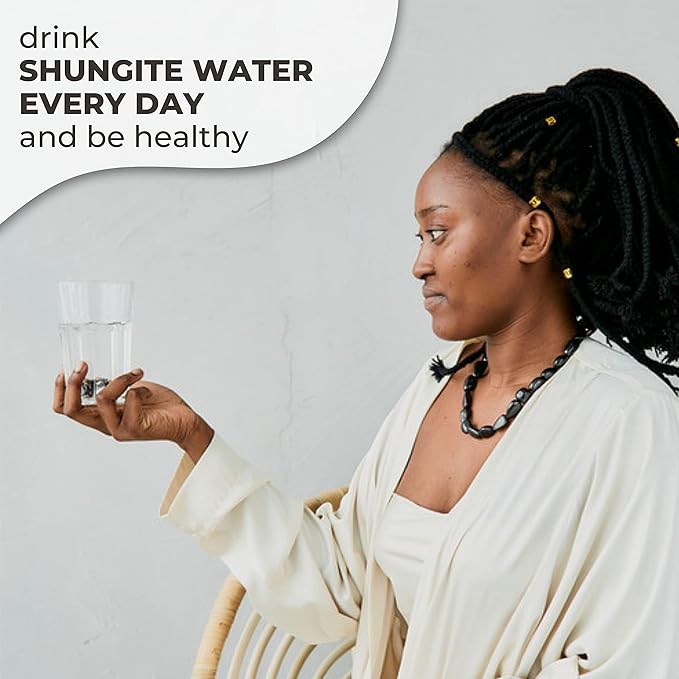 Karelian Heritage Elite Shungite Rocks for Water Purification & Filtering 0.2 lb (0.03-0.1 oz per Stone) | Certified Natural Authentic Shungite Stones from Karelia | Jewelry Making REB9