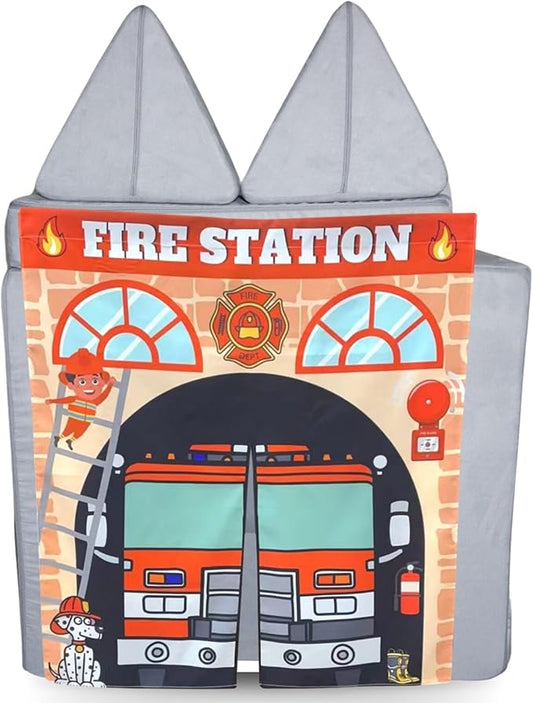 Play Panel for Childrens Foam Sofa Kids Couch (Firehouse)