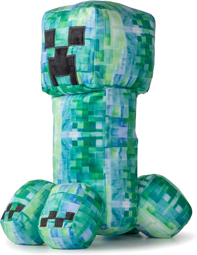 Minecraft Charged Creeper Plush Pillow Buddy - Super Soft Decor - Polyester Microfiber