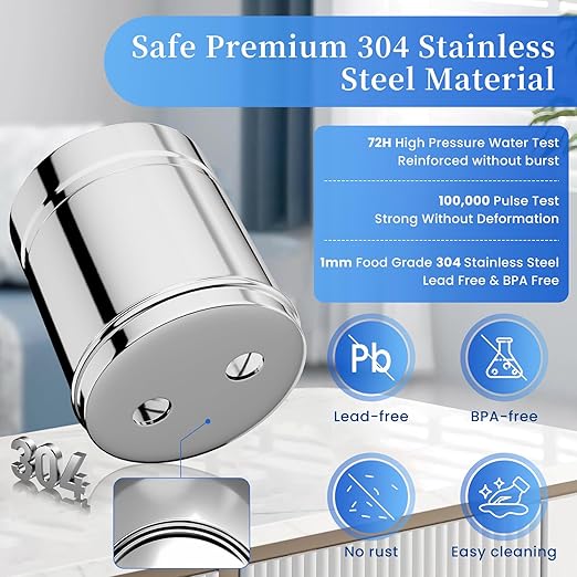 Replacement Carbon Cartridge for Gravity Filter System OM-CF501/502/503/504/505, Pack of 3