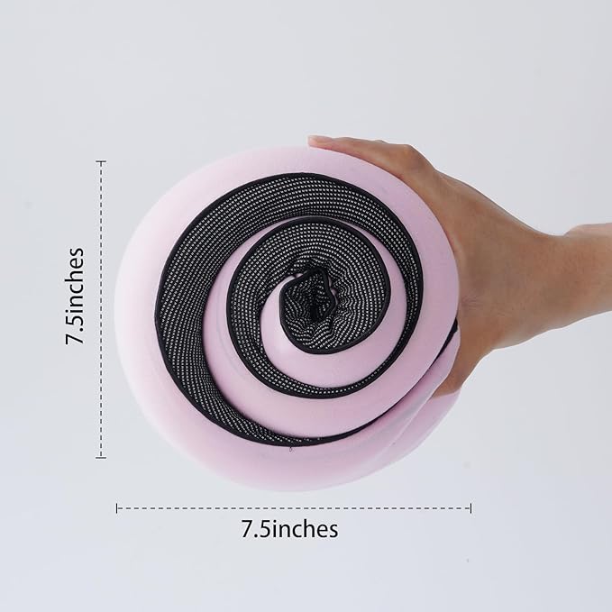 Travel Pillow, Neck Pillow Travel, Memory Foam Neck Pillow Travel Neck Pillow for Traveling, Neck Support Travel Pillows for Long Flights, Neck Travel Pillows for Airplanes, Pink