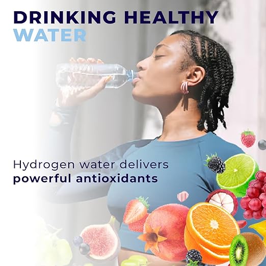 Drink a Drop - Hydrogen Water Bottle. Portable, Rechargeable Hydrogen Water Generator. Filtered Water Bottle, Rich with nutrients. Hydrogen Water Ionizer. Hydrogen Infused Water Bottle