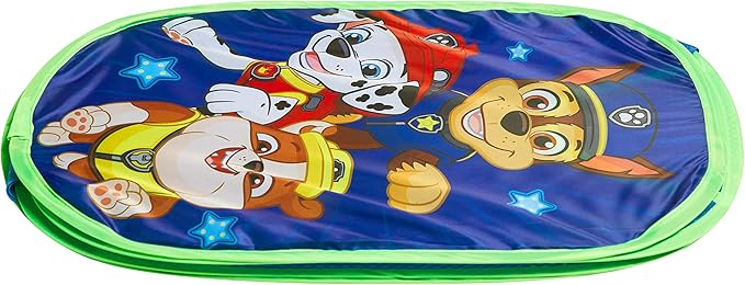 Nickelodeon Paw Patrol Chase, Rubble and Marshall Pop Up Hamper with Durable Carry Handles, 21'' H x 13.5'' W X 13.5'' L
