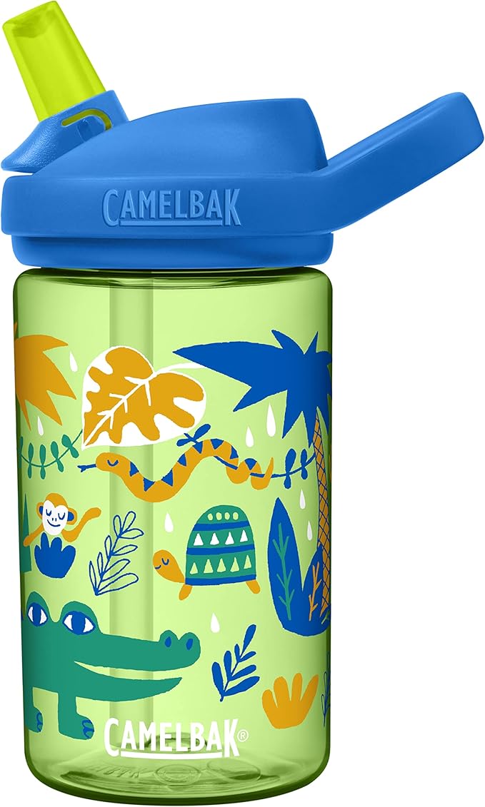 CamelBak Eddy+ 14oz Kids Water Bottle with Tritan Renew – Straw Top, Leak-Proof When Closed