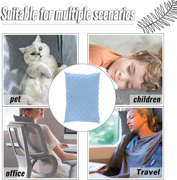 Small Pillow for Travel-Mini Travel Neck Pillows 11''*7''-Small Decorative Pillow-Tiny Pillows for Neck, Travel, Dogs, Cats