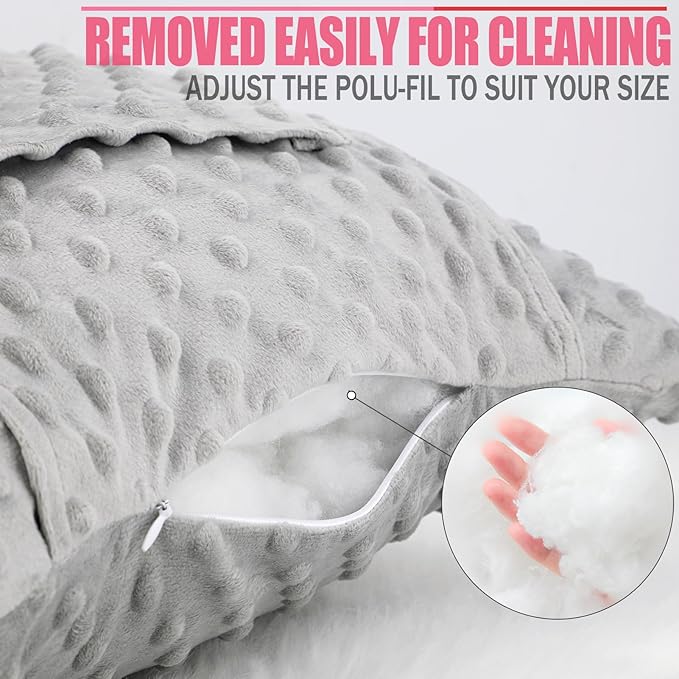 Star Hysterectomy Abdominal Pillows with 2 Pockets, Stomach Pillow after Surgery C-Section Tummy Tuck Support Gifts with Hands Placement Pouch Endometriosis Comfort Recovery Women Men Gray