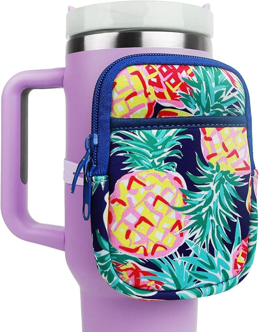 MLKSI Water Bottle Zipper Pouch for Stanley Cup Accessories, Cute Storage Bags for Stanley Tumbler with Handle, Gym Accessories for Simple Modern 40 oz Tumbler with Handle Stanley Bottle
