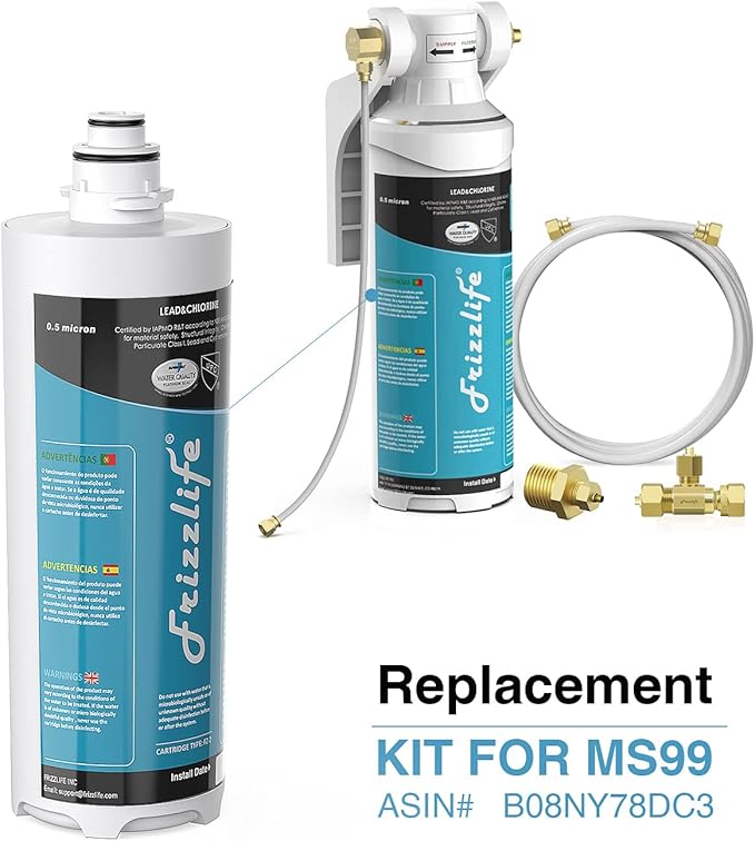 Frizzlife MS99 Replacement Filter Cartridge With FZ-2 Filter Cartridge Inside