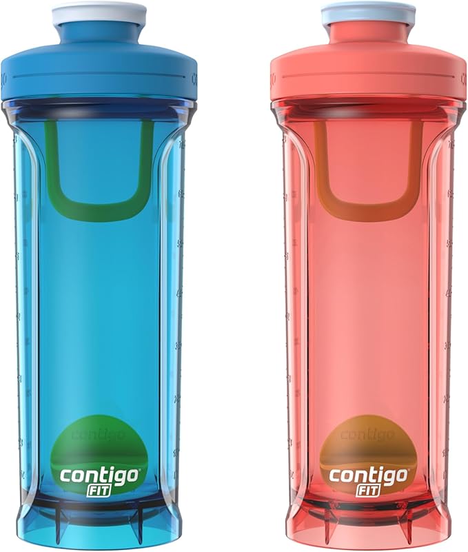 Contigo Shake & Go 2.0 Antimicrobial Shaker Bottle, 28 oz.