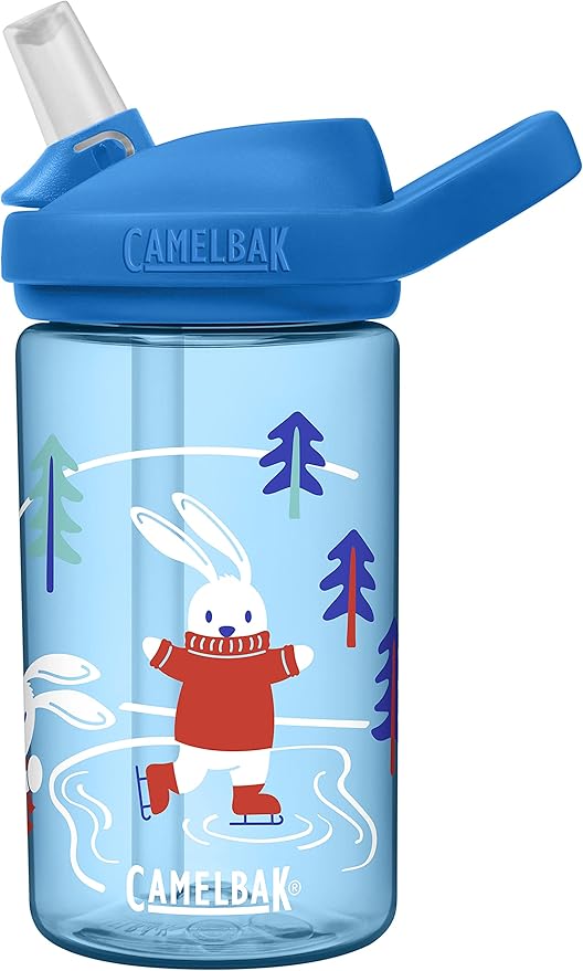 CamelBak Eddy+ 14oz Kids Water Bottle with Tritan Renew – Straw Top, Leak-Proof When Closed - Limited Edition Colors