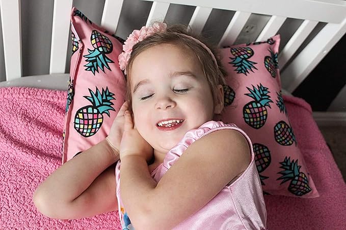 ALVABABY Cotton Toddler Pillowcases Fits 13 x 18,12 x 16 Kids Sleep Pillow 2 Pack Children Pillow Cover Envelope Kids Pillow Covers for Boys Girls Cactus Avocados 2TPW11