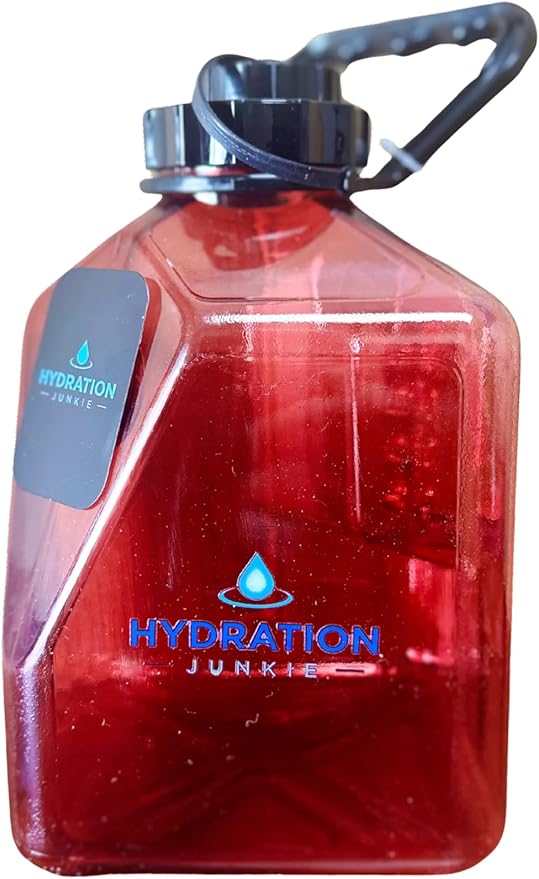 3 LITER BIG WATER BOTTLE WITH HANDLE | TRANSPORTER JUG (POWER RED)