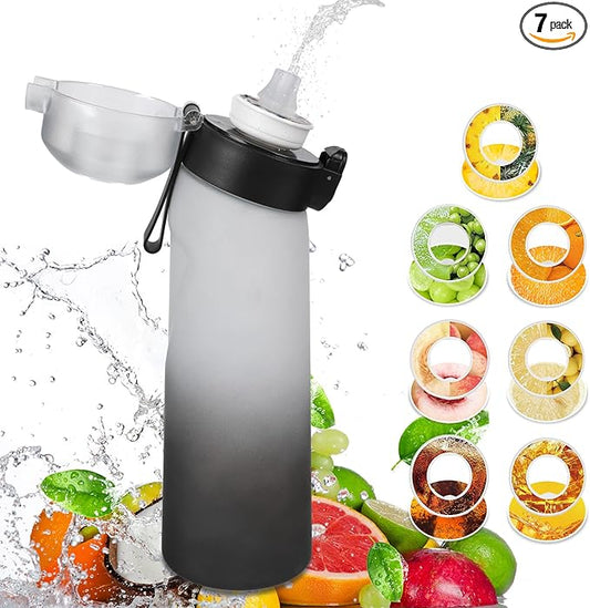 Air Water Bottle with 7Pcs Flavor Pods 26.3Oz Scent Water Bottle Fruit Fragrance Water Bottle,Scent Water Cup,Sports Water Cup Suitable for Outdoor Sports
