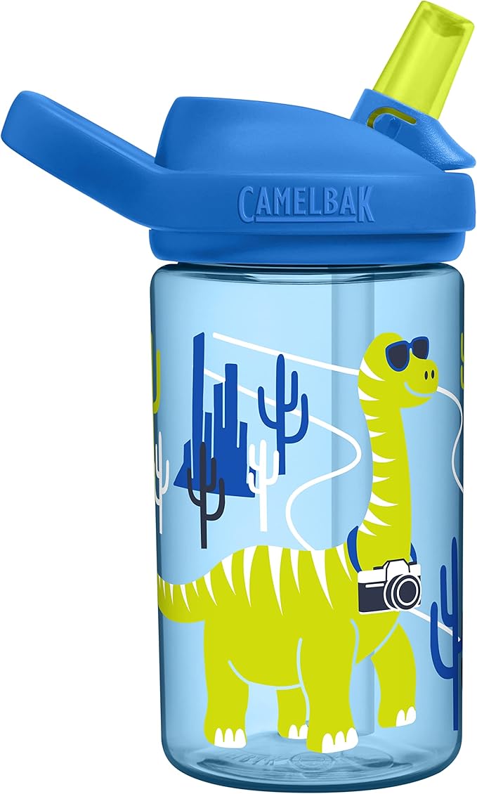 CamelBak Eddy+ 14oz Kids Water Bottle with Tritan Renew – Straw Top, Leak-Proof When Closed - Limited Edition Colors