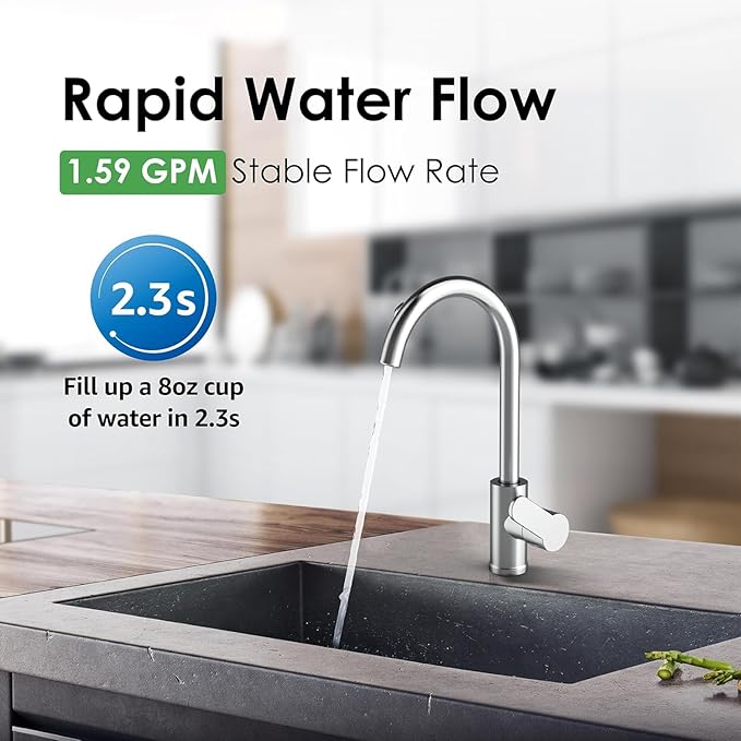 Waterdrop P1 Under Sink PP Water Filter, Replacement for TST-UF Ultra-Filtration Under Sink Water Filter System, Pack of 2