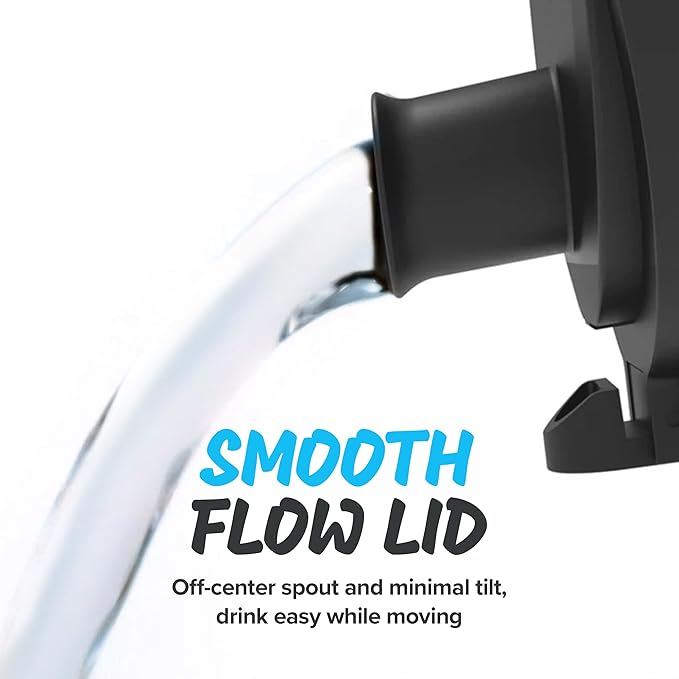 ion8 Leak Proof Kids Water Bottle, BPA Free, 350ml / 12oz, Frosted Blue (I8350FBLU)