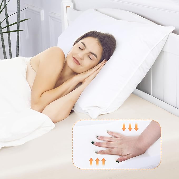 MABOZOO Bed Gap Filler Cushion, Long Thick Filler Bolster Pillow Stopper for Headboard Space Gap, Bed Mattress Extender Bed Wedge Pillow (White, 1.2X8X79inch)