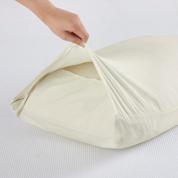 Travel Pillow Cases 14x20 Beige Microfiber Pillow Cases Soft Comfortable Not Shrink Toddler Pillow Case 14x20 Pillow Case Envelope Style 2 Pack