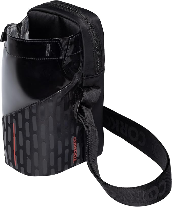 Corkcicle x Star Wars Darth Vader Crossbody Water Bottle Sling Bag, Fits 16 oz to 40 oz Tumbler – Water Bottle Holder with Strap Securely Holds Bottle, Cards, Phone, & Keys