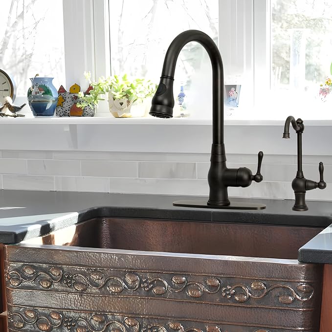 One-Handle Drinking Water Filter Faucet Water Purifier Faucet, Only for Cold Water (Oil Rubbed Bronze)