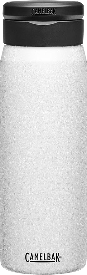 CamelBak Fit Cap Vacuum Stainless Insulated Water Bottle - 25oz, White